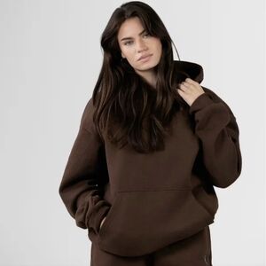 NWT Comfrt Minimalist Walnut Hoodie